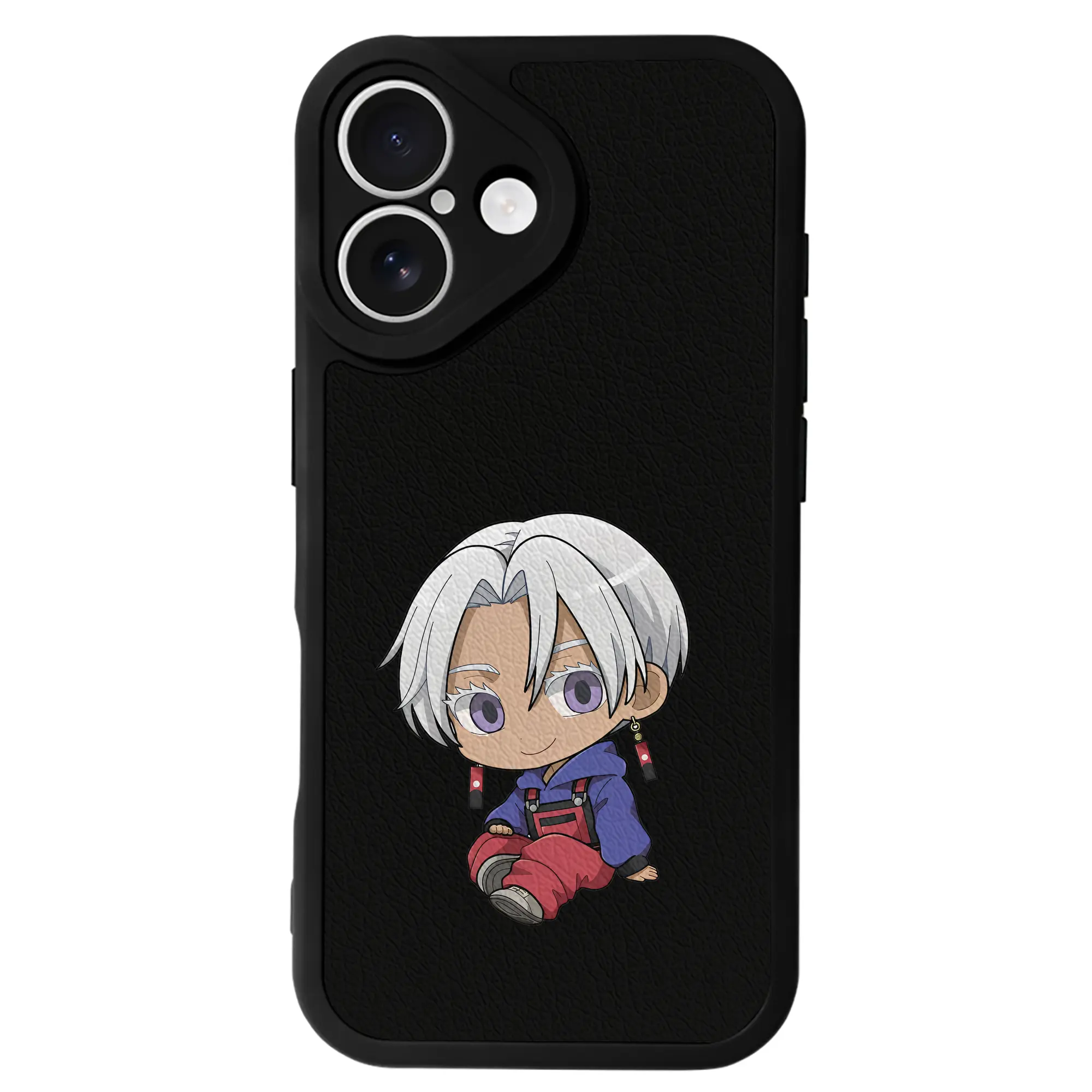 東京リベンジャーズ グッズ,黒川イザナ - IPhone 16シリーズ対応 ・ シリコンスマホケース ・ レザー調 ・ 高精度フィット ・ 耐衝撃 ・ ワイヤレス充電対応 ・ 精密カット